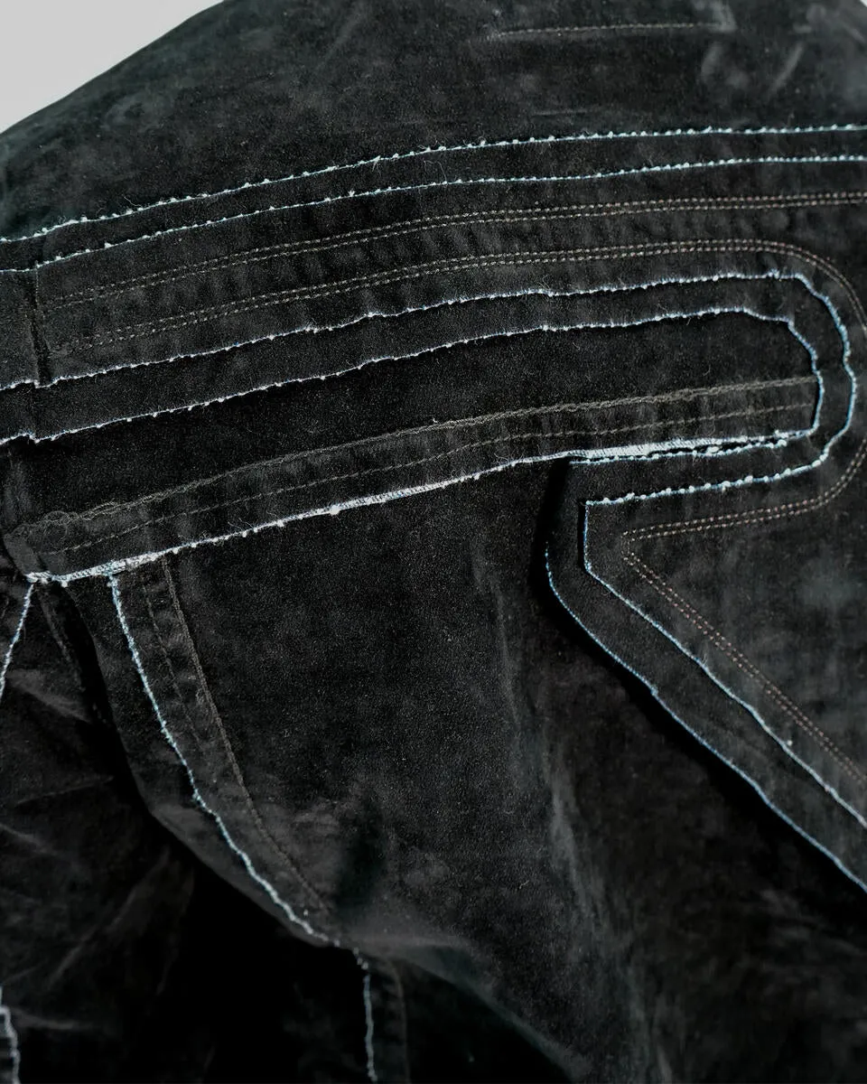 Rare Element - Black Velvet Jacket - Black - RE-WJKT-032