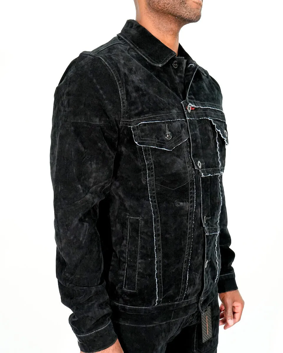 Rare Element - Black Velvet Jacket - Black - RE-WJKT-032