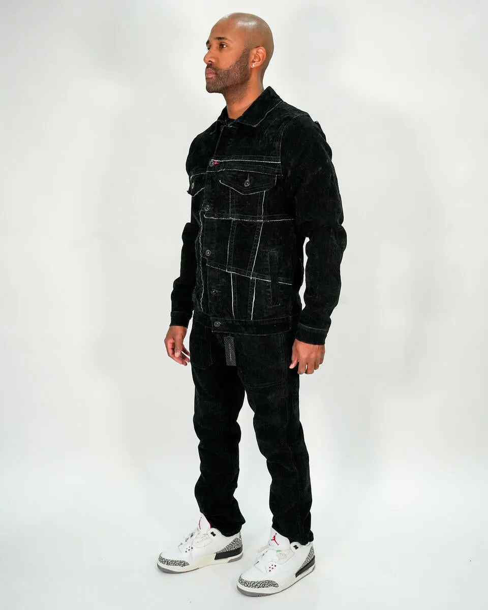 Rare Element - Black Velvet Jacket - Black - RE-WJKT-032