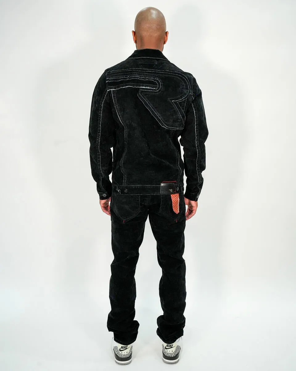 Rare Element - Black Velvet Jacket - Black - RE-WJKT-032