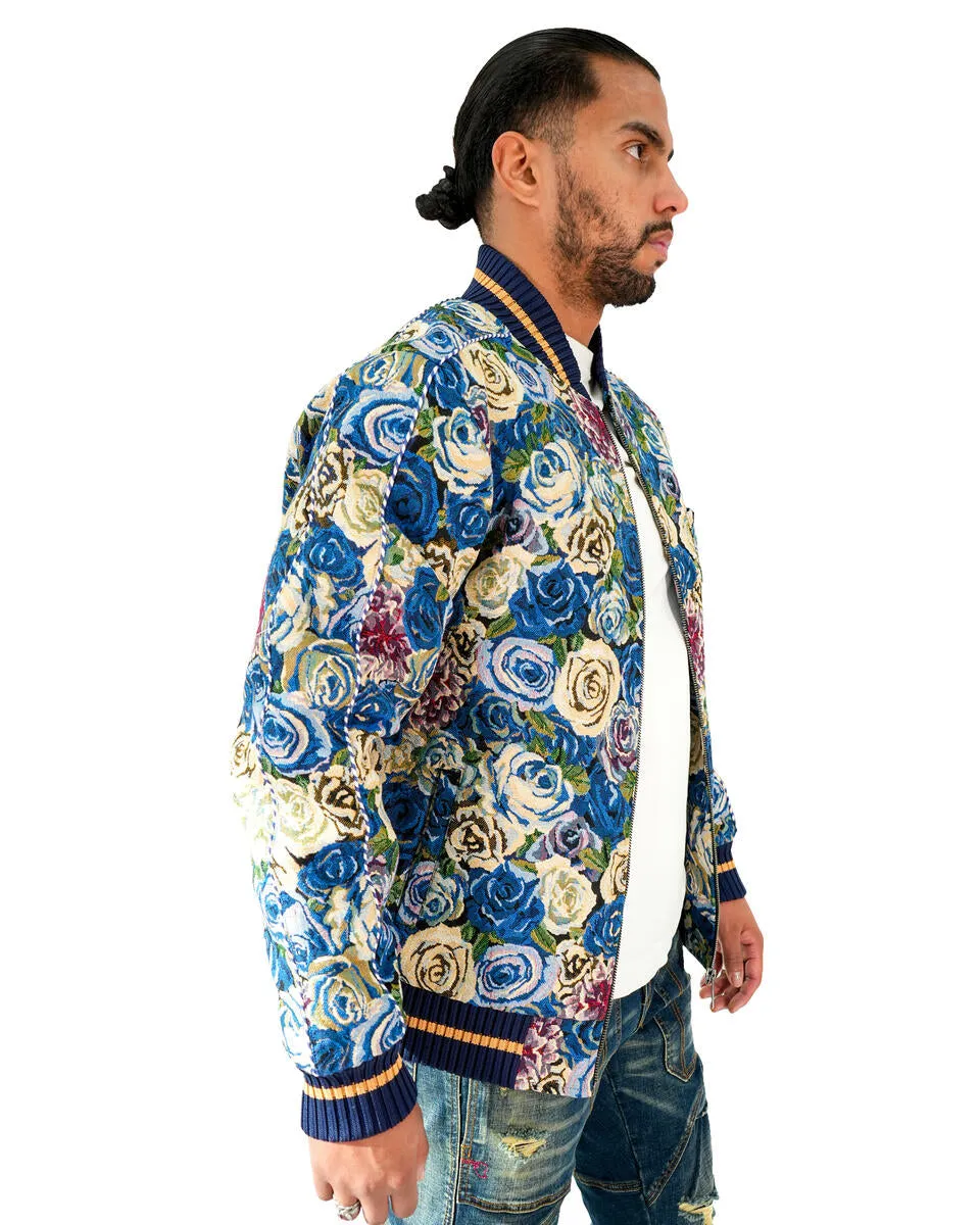 Rare Element - Brocade Jacket - Blue - RE-WJKT-026