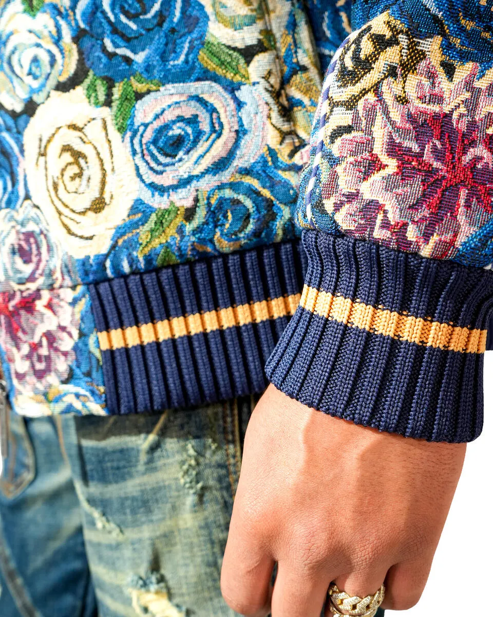 Rare Element - Brocade Jacket - Blue - RE-WJKT-026