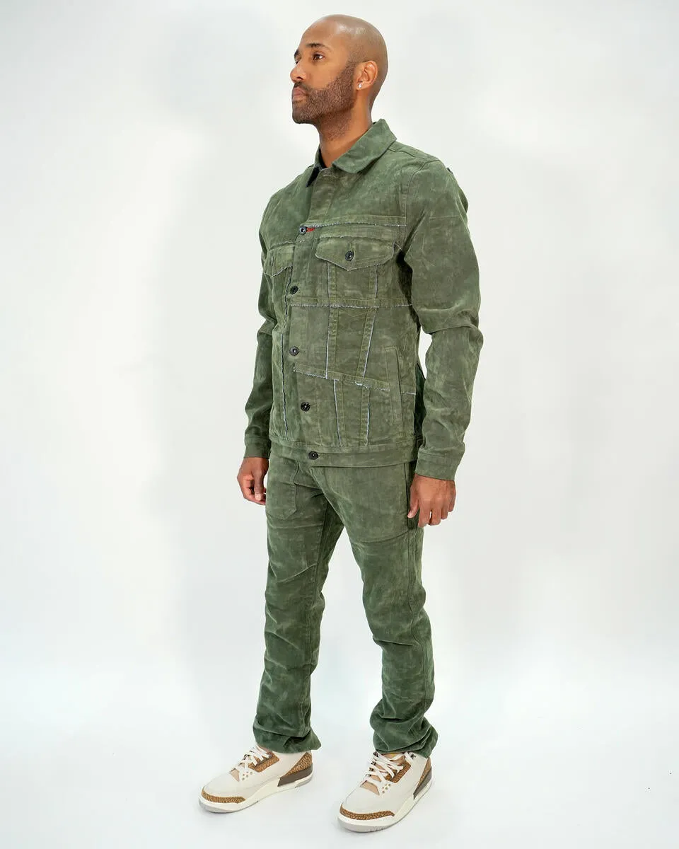 Rare Element - Green Velvet Jacket - RE-WJKT-032