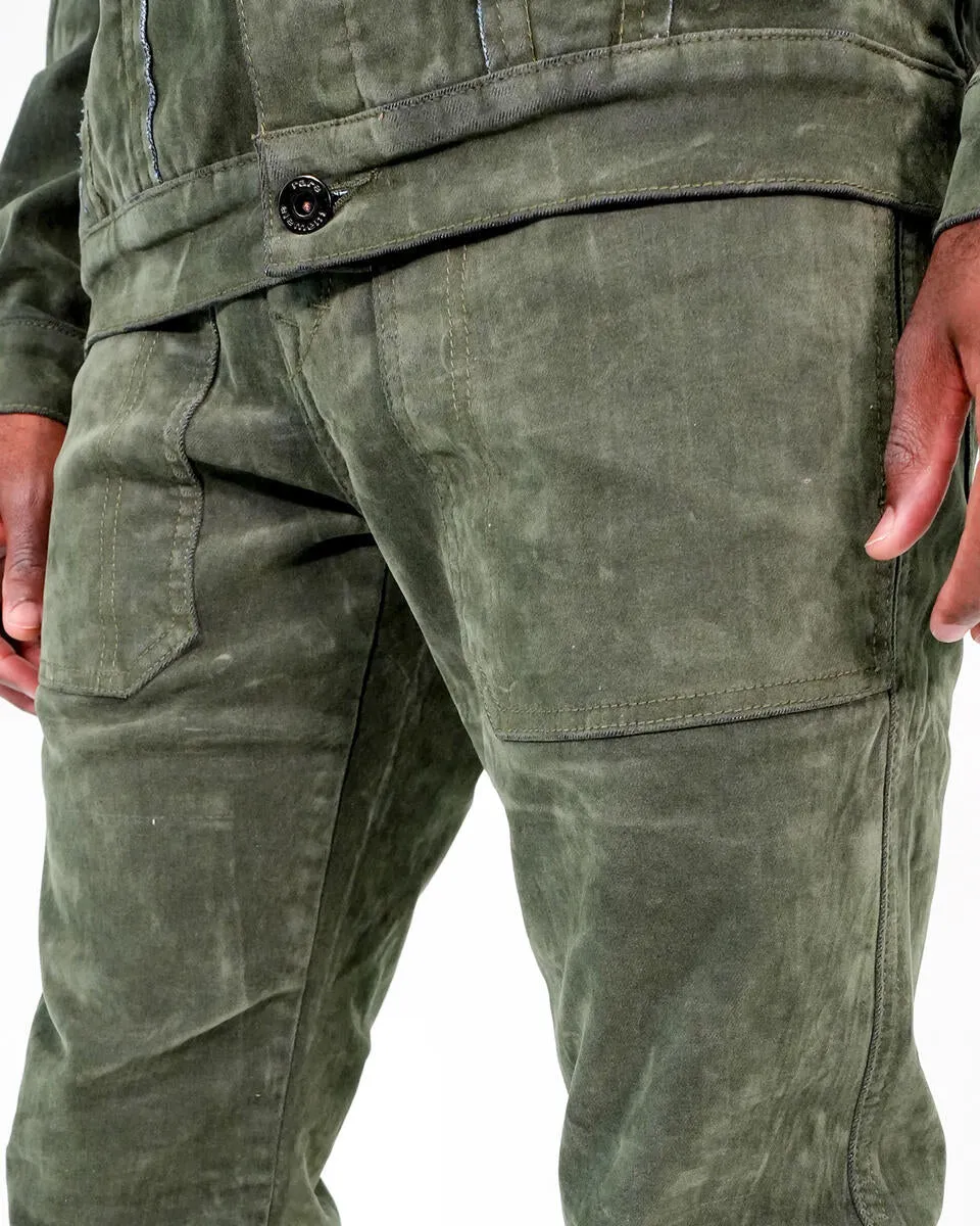Rare Element - Green Velvet Pants - RE-WB-258