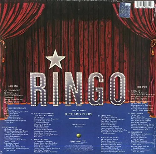 Ringo Starr "Bad Boy" Vinyl (180G LP)