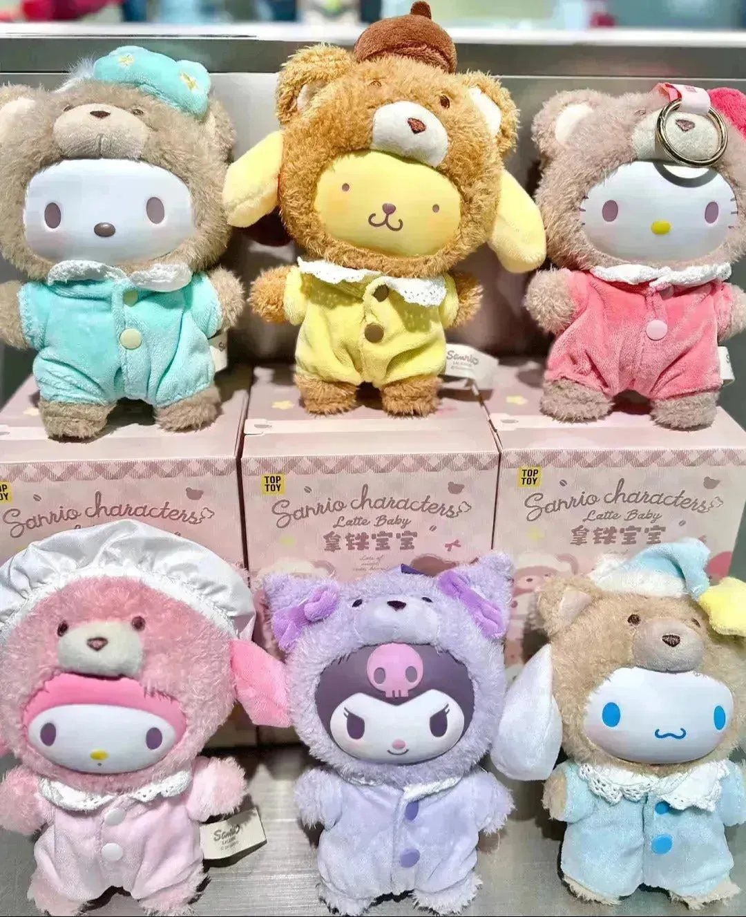Sanrio Latte Doll Vinyl Plush Pendant Blind Box
