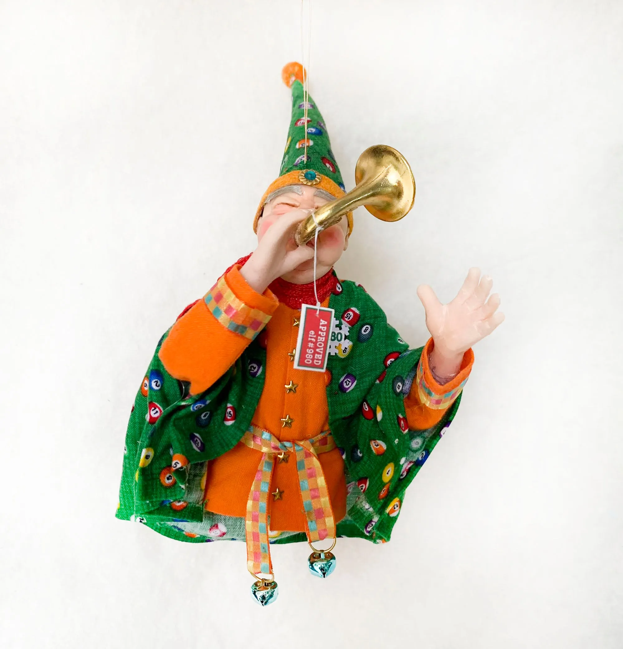 Santa's Workshop - Musical Elf #980 Approving French Horn