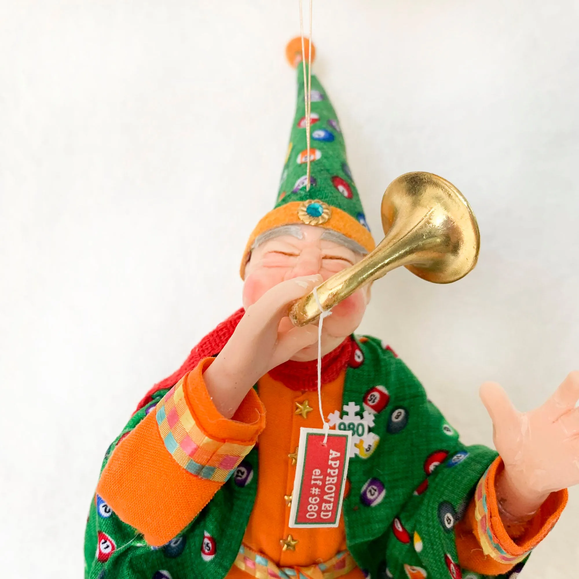 Santa's Workshop - Musical Elf #980 Approving French Horn