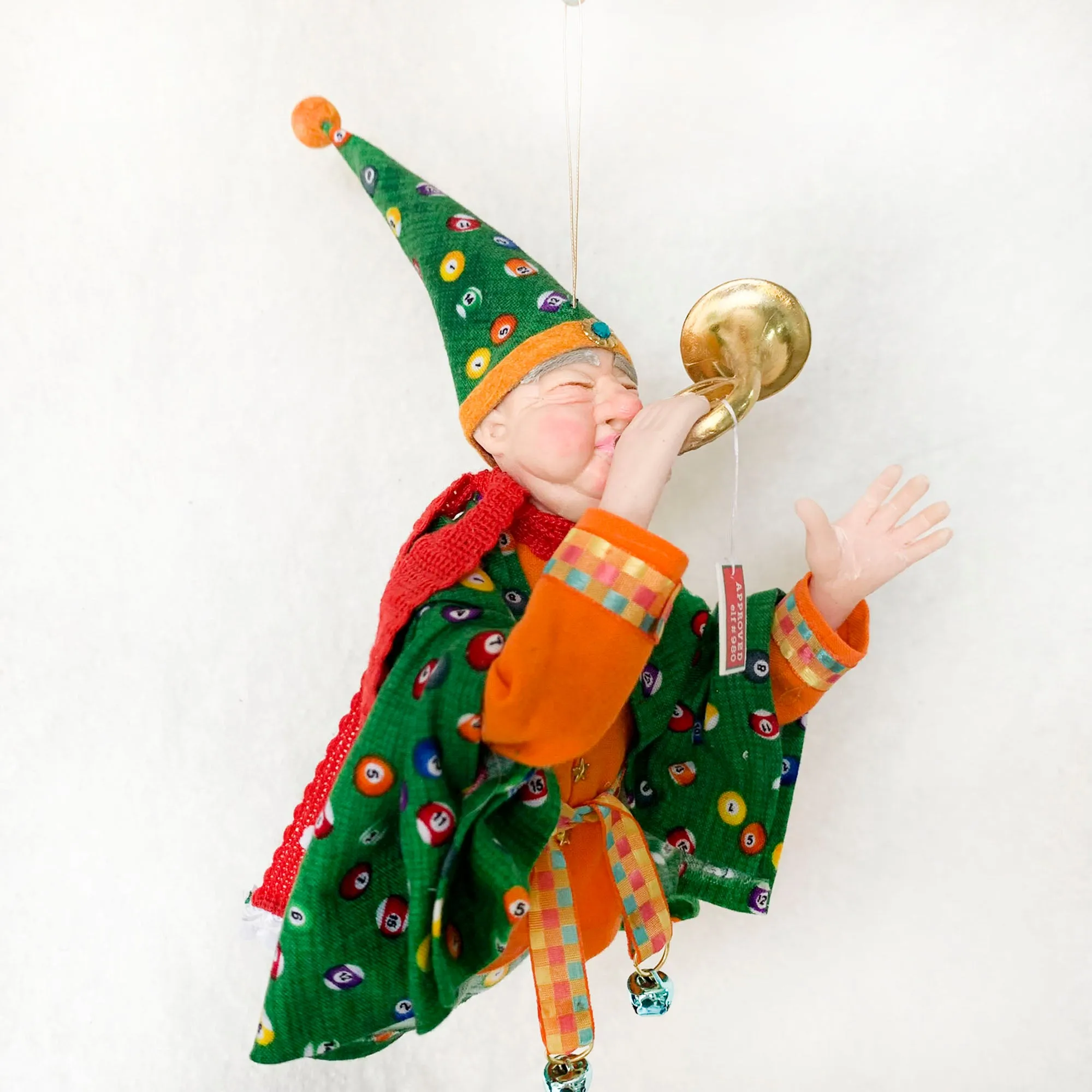 Santa's Workshop - Musical Elf #980 Approving French Horn