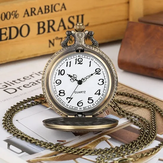 Seal of the President of The United States of America White House Donald Trump Quartz Pocket Watch