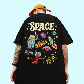 Space Premium Oversized Tshirt