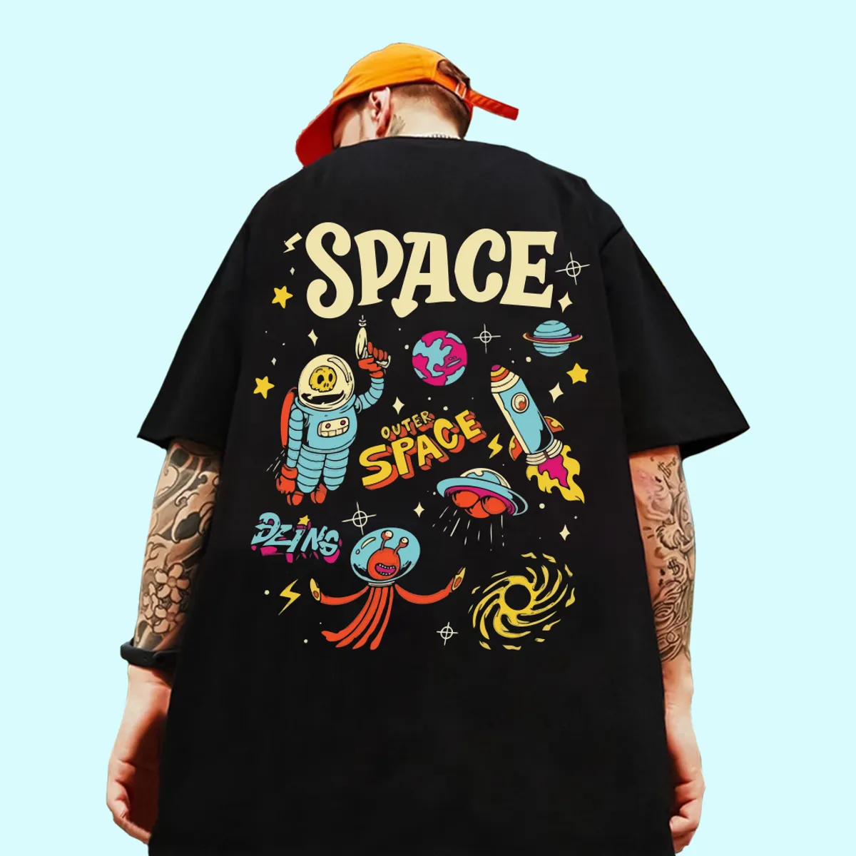 Space Premium Oversized Tshirt