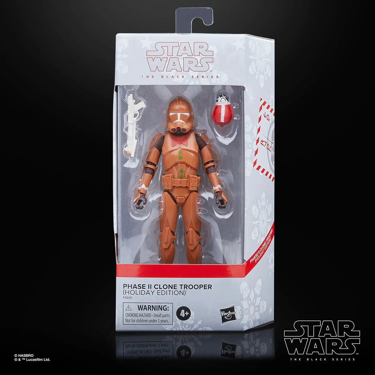Star Wars The Black Series Phase II Clone Trooper (Holiday Edition)