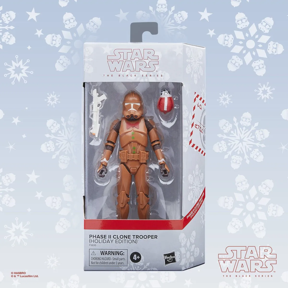 Star Wars The Black Series Phase II Clone Trooper (Holiday Edition)