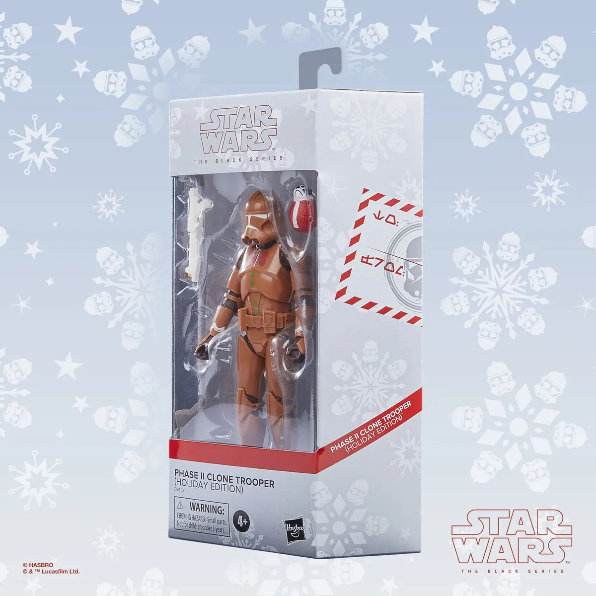 Star Wars The Black Series Phase II Clone Trooper (Holiday Edition)