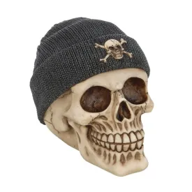 Statue - Gothic Skull With Beanie