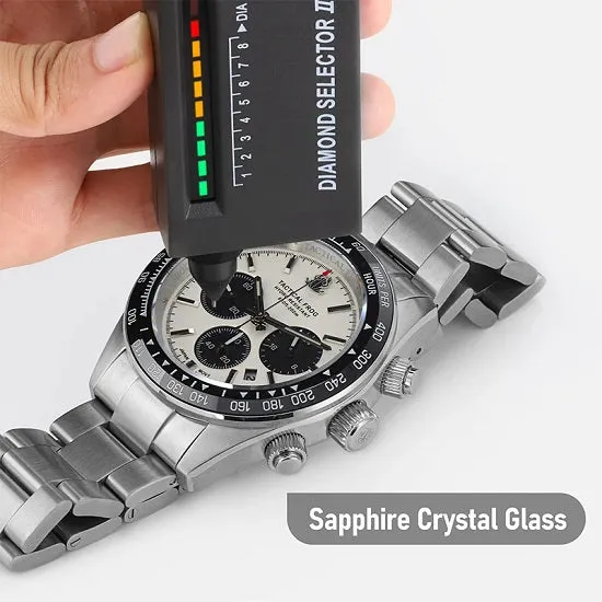Tactical Frog Divers Paradise 200 Meters Waterproof Chronograph Solar Quartz Seiko VS75B Movement Sapphire Luminous Sport Wrist Watch For Man