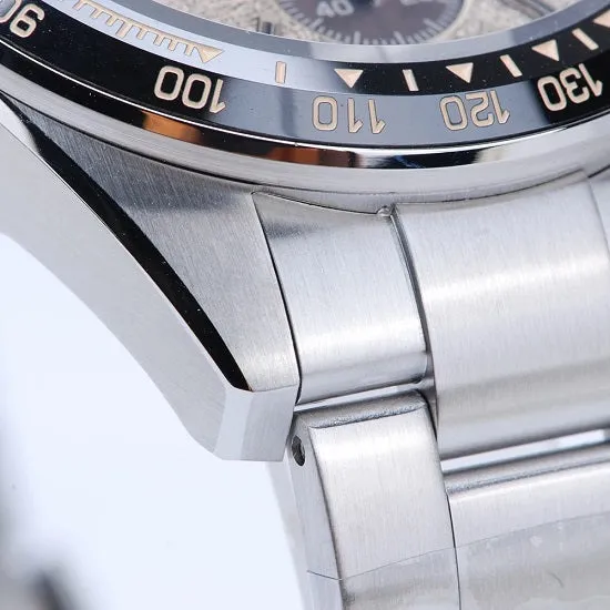Tactical Frog Divers Paradise 200 Meters Waterproof Chronograph Solar Quartz Seiko VS75B Movement Sapphire Luminous Sport Wrist Watch For Man