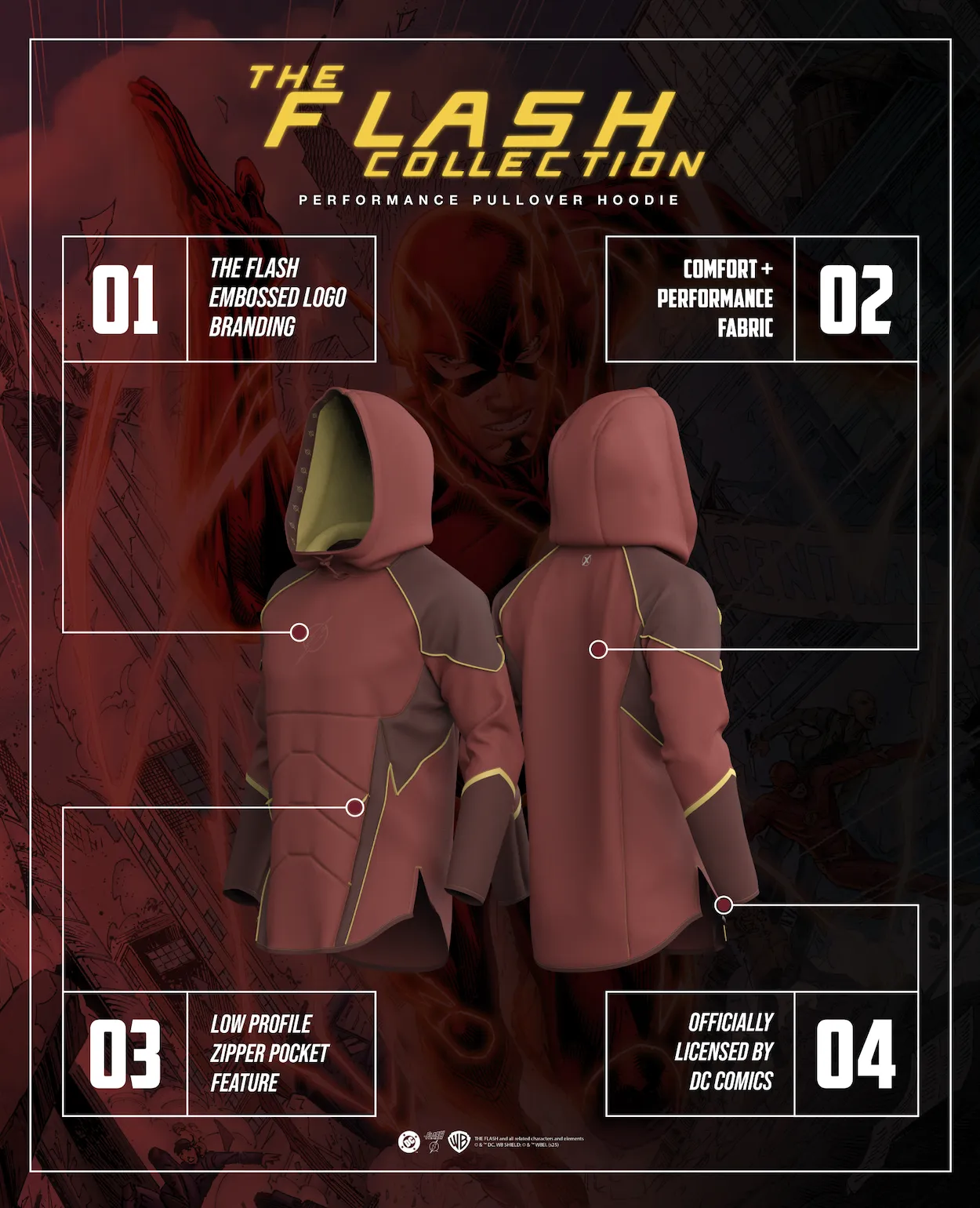 The Flash Limited Edition Performance Pullover Hoodie