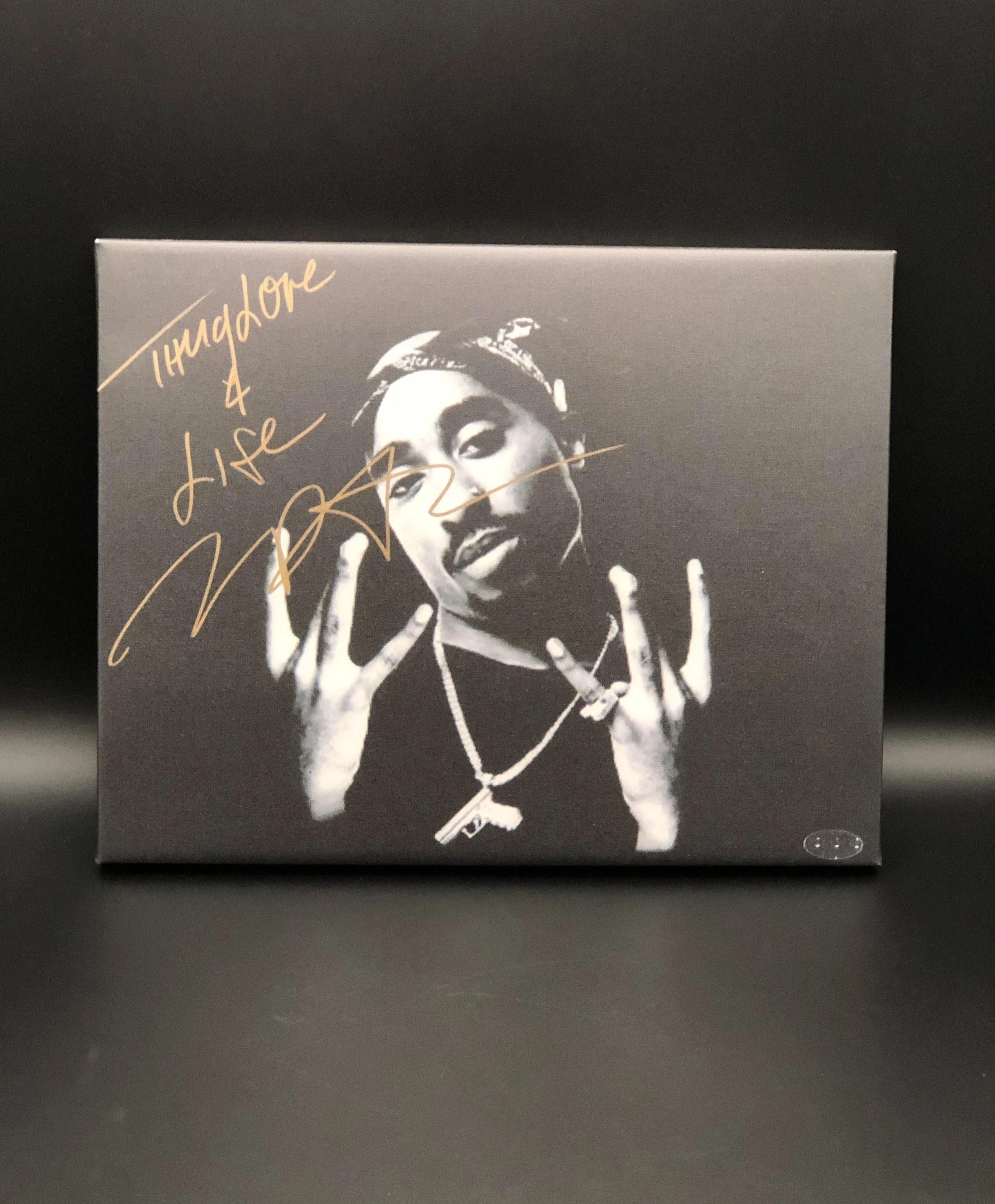 TUPAC Facsimile Autograph 11x14 Canvas Print Wall Art