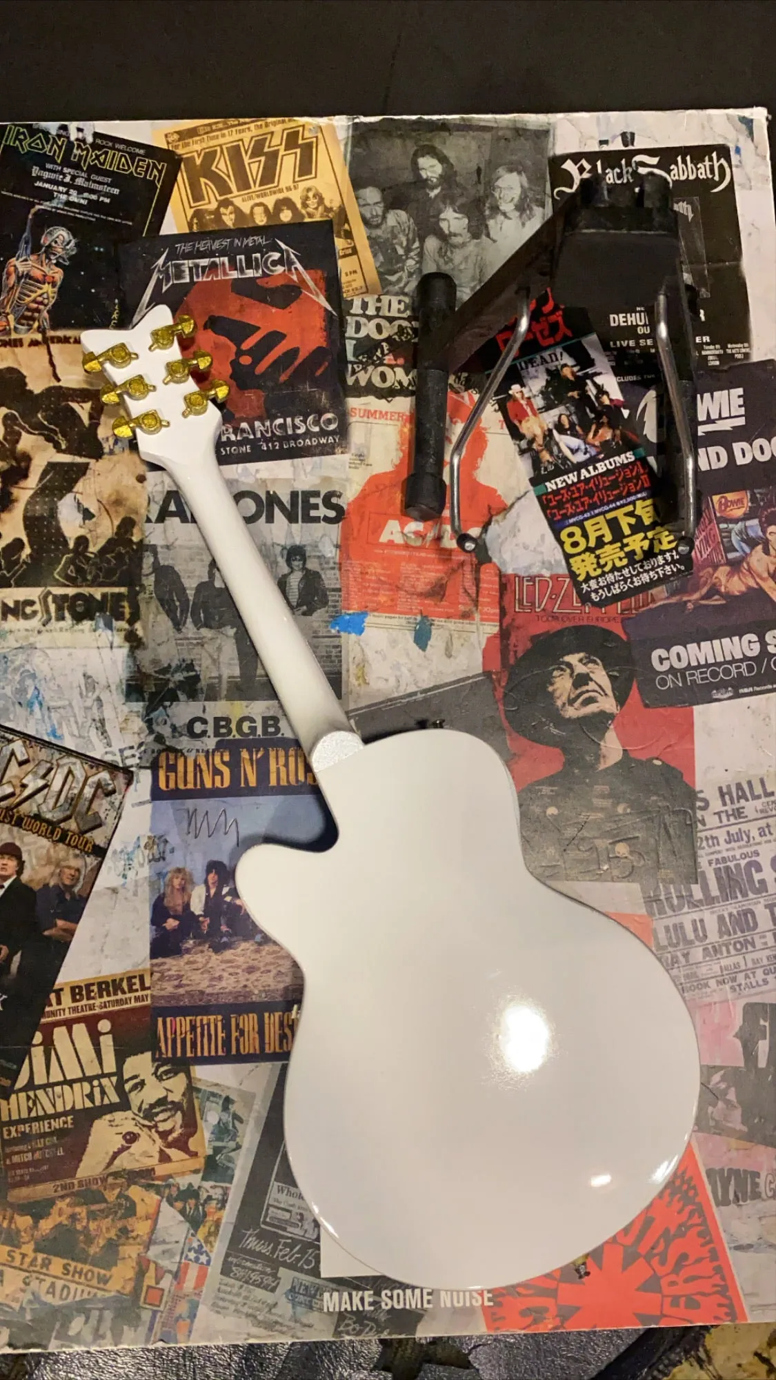 White Falcon Miniature Guitar