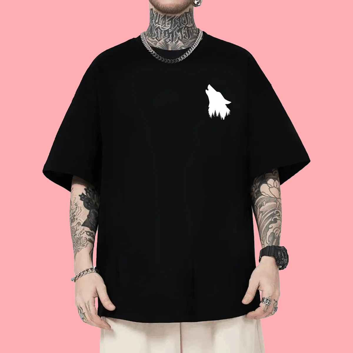 Wolf Premium Oversized Tshirt