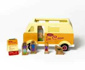Wooden Magnetic Ice Cream Truck