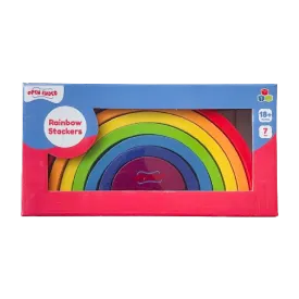 Wooden Rainbow Stacker 7 Piece