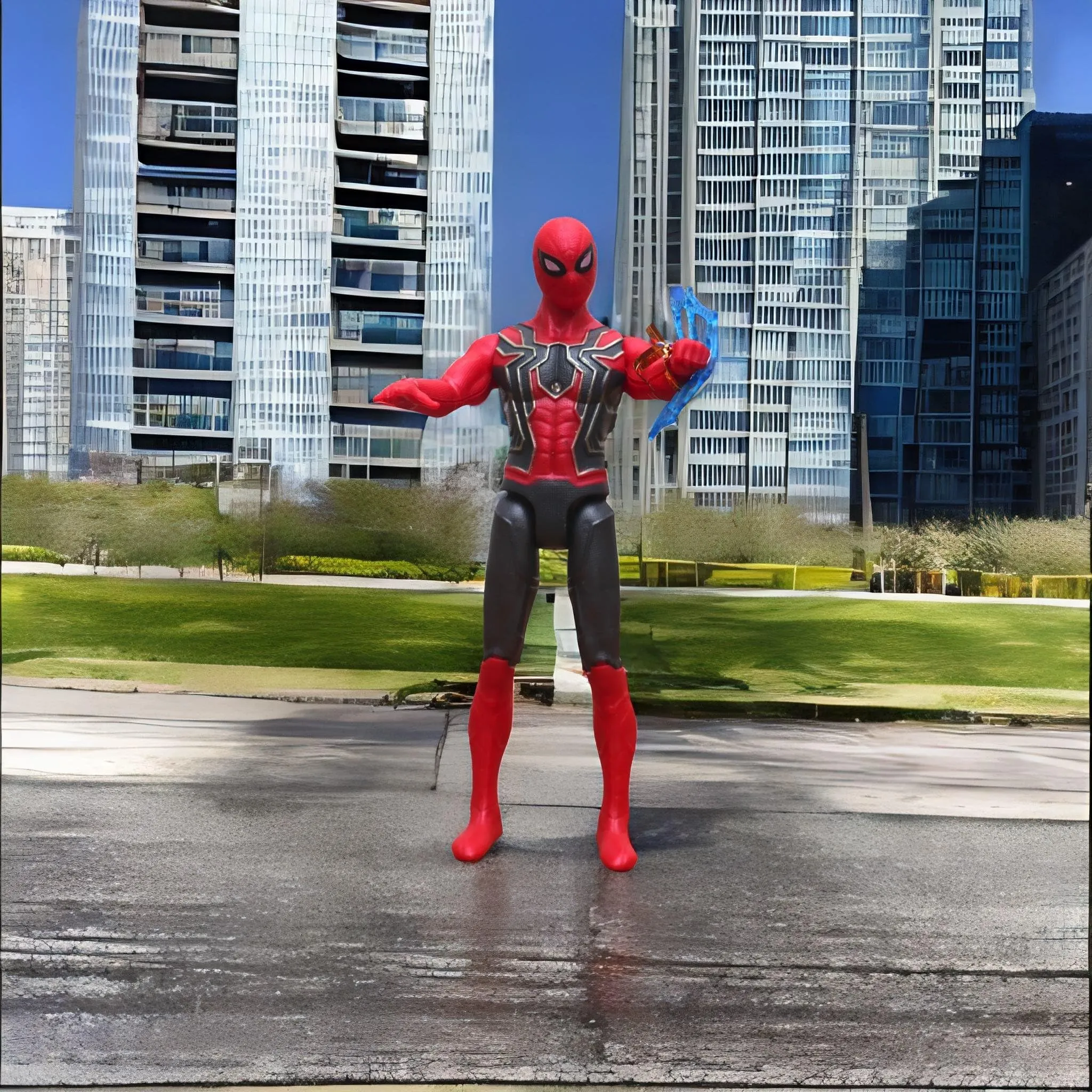 WOW Toys - Delivering Joys of Life|| Titan Hero Series|| Super Powerful Spider Action Figure Toy for Kids, Multicolour