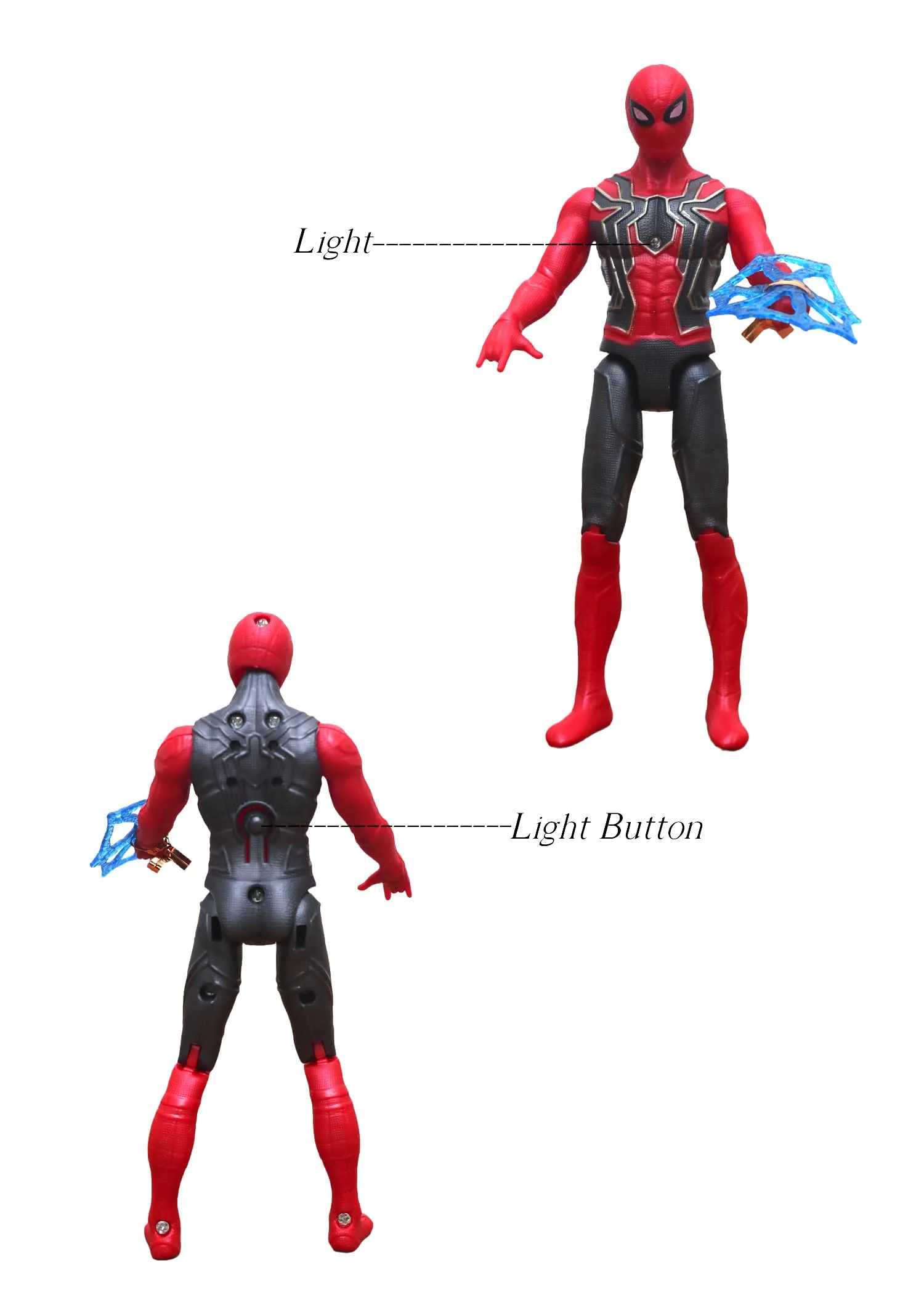 WOW Toys - Delivering Joys of Life|| Titan Hero Series|| Super Powerful Spider Action Figure Toy for Kids, Multicolour