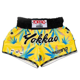 Yokkao Wax Muay Thai Shorts Yellow