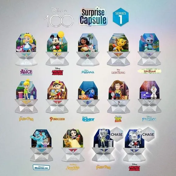 YuMe Disney 100 Surprise Capsule Series 1 - 1 Random